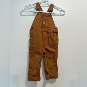 Carhartt Toddler Tan Bib Overalls Size 2T